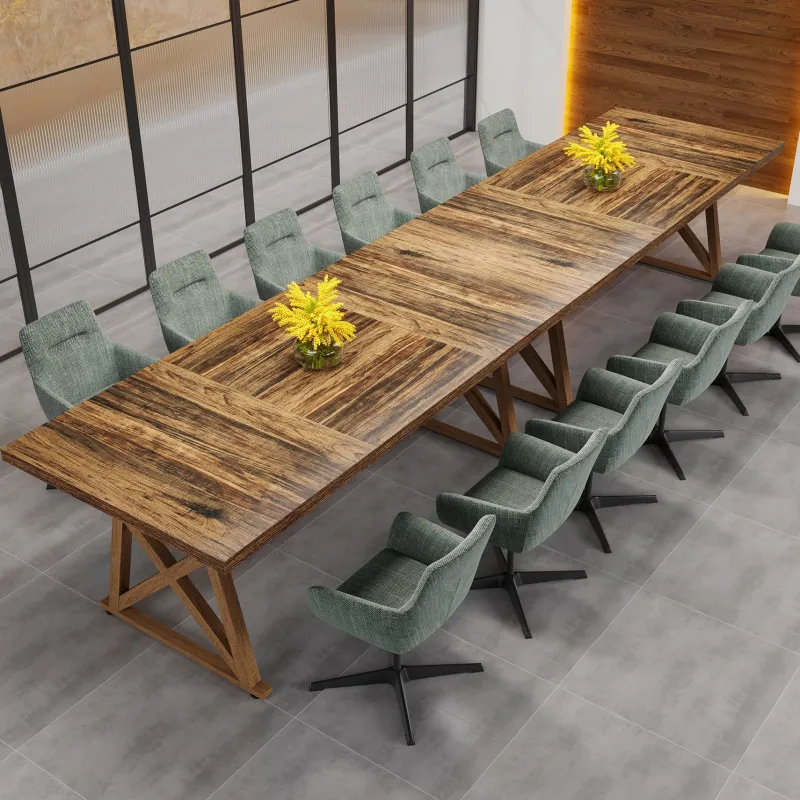 Tribesigns Desks*71" Conference Table, 6FT Meeting Table Boardroom Table for 6 - 8 People