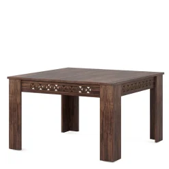 Tribesigns Desks*43" Conference Table, Wood Square Meeting Desk with Heavy Legs