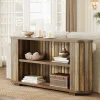 Tribesigns Console Tables|Console Tables*63" Console Table, 3 - Tier Farmhouse Entryway Table Sofa Table with Storage Shelves