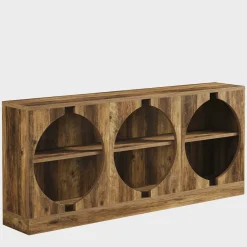 Tribesigns Console Tables|Console Tables*68" Console Table, 3 - Tier Farmhouse Entryway Table with Storage
