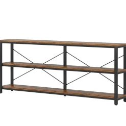 Tribesigns Tv Stands*70.9" Console Table, 3 - Tier Sofa Table with Metal Frame
