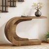 Tribesigns Console Tables|Console Tables*43" Console Table, C - Shaped Modern Accent Table Hallway Table