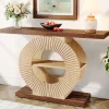 Tribesigns Console Tables|Console Tables*39.3" Console Table, Elegant Wood Sofa Table Hallway Table