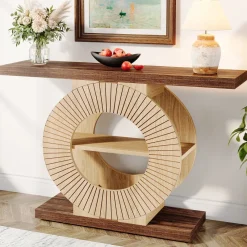 Tribesigns Console Tables|Console Tables*39.3" Console Table, Elegant Wood Sofa Table Hallway Table