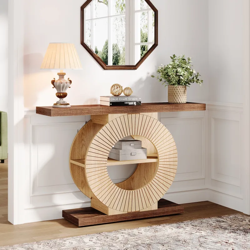 Tribesigns Console Tables|Console Tables*39.3" Console Table, Elegant Wood Sofa Table Hallway Table
