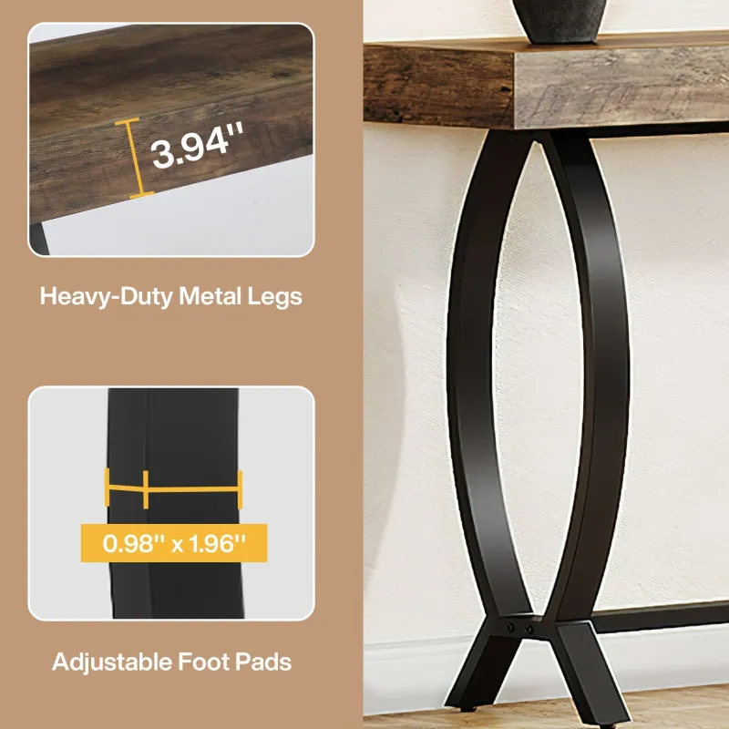 Tribesigns Console Tables|Console Tables*70.8" Console Table, Farmhouse Sofa Table Narrow Entryway Table