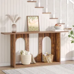 Tribesigns Console Tables|Console Tables*70.9" Console Table, Farmhouse Long Entryway Sofa Table with Storage