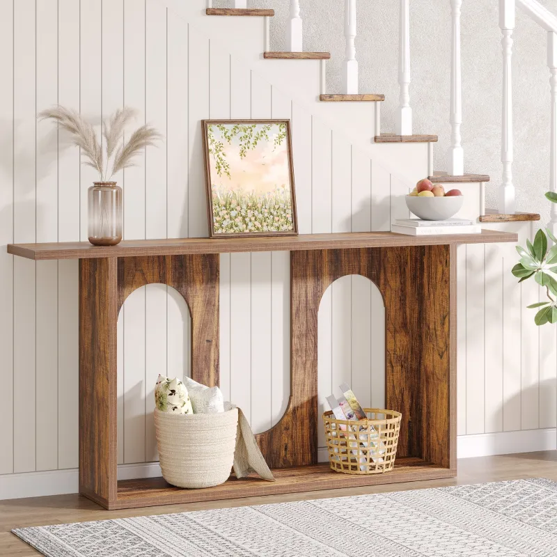 Tribesigns Console Tables|Console Tables*70.9" Console Table, Farmhouse Long Entryway Sofa Table with Storage