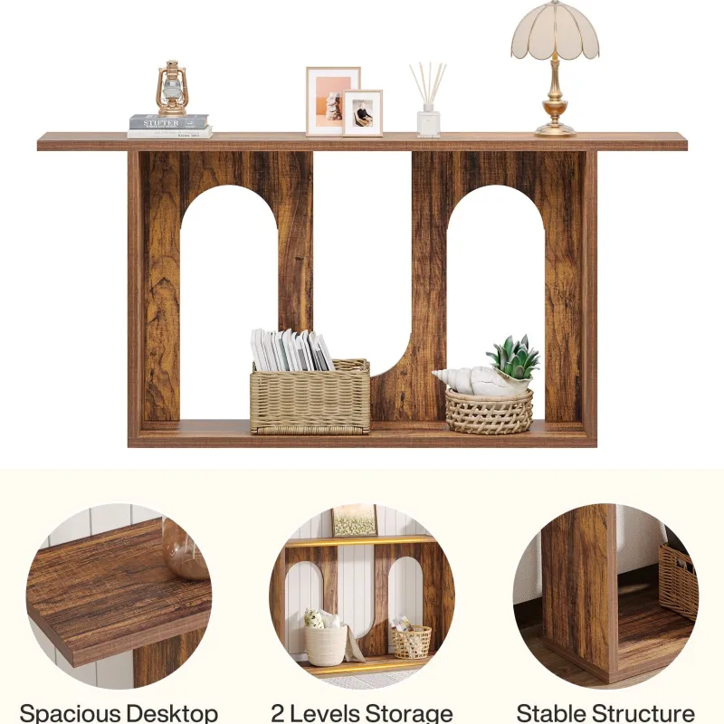 Tribesigns Console Tables|Console Tables*70.9" Console Table, Farmhouse Long Entryway Sofa Table with Storage