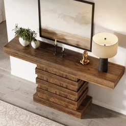 Tribesigns Console Tables|Console Tables*63” Console Table, Farmhouse Sofa Table Narrow Entryway Table