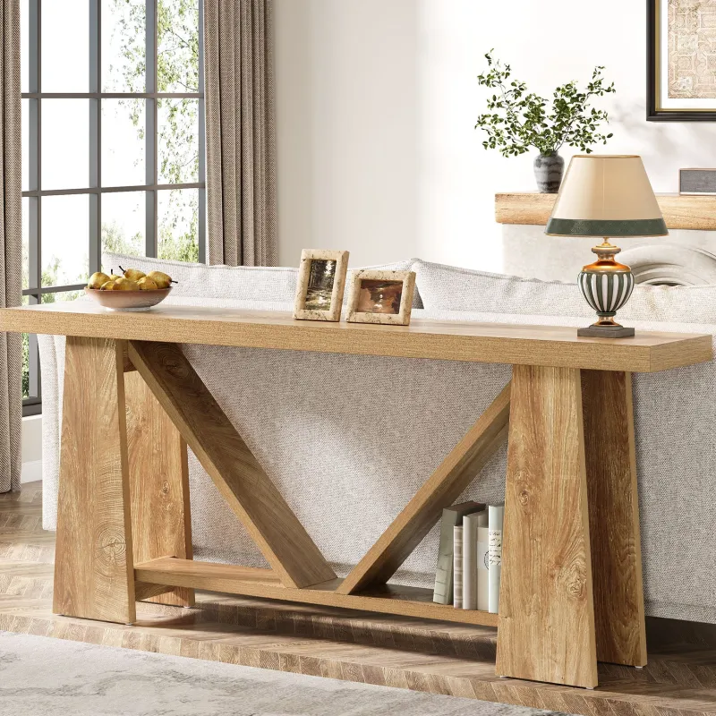 Tribesigns Console Tables|Console Tables*70.9" Console Table, Farmhouse Entryway Table Sofa Table