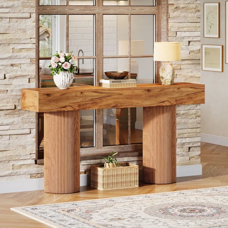 Tribesigns Console Tables|Console Tables*63" Console Table, Farmhouse Sofa Table Entryway Table