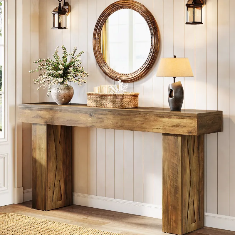 Tribesigns Console Tables|Console Tables*63" Console Table, Farmhouse Sofa Table Hallway Table