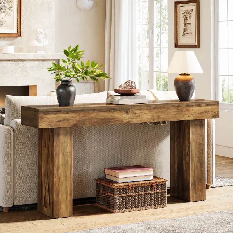 Tribesigns Console Tables|Console Tables*63" Console Table, Farmhouse Sofa Table Hallway Table