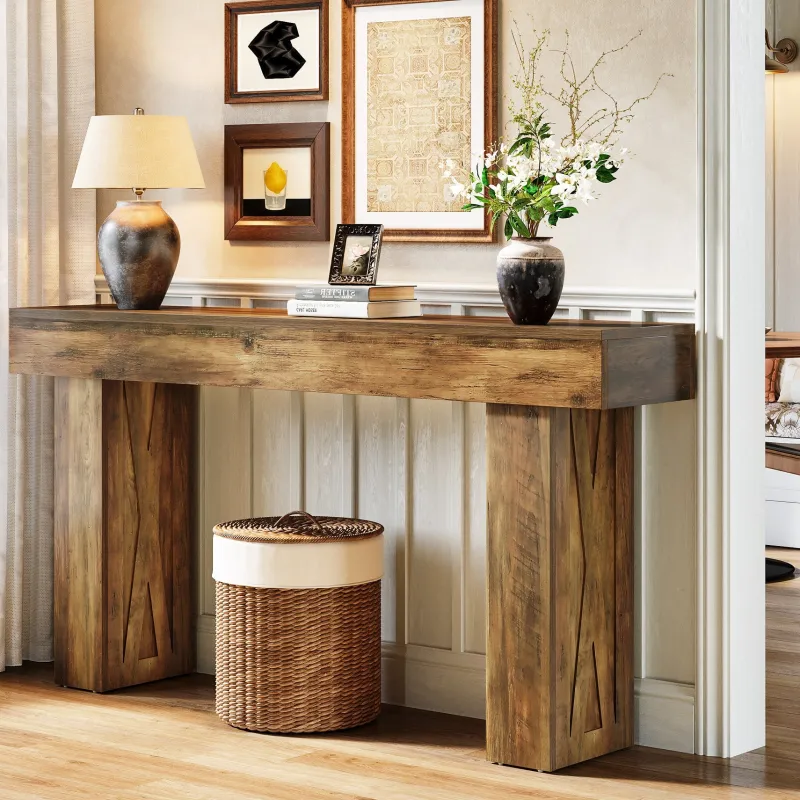 Tribesigns Console Tables|Console Tables*63" Console Table, Farmhouse Sofa Table Hallway Table