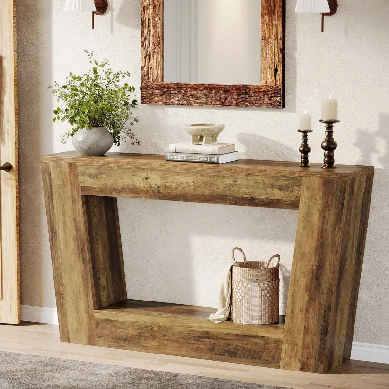Tribesigns Console Tables|Console Tables*59" Console Table, Farmhouse Entryway Table Sofa Table Behind Couch