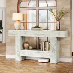 Tribesigns Console Tables|Console Tables*63" Console Table, Farmhouse Sofa Table Entryway Table With Storage