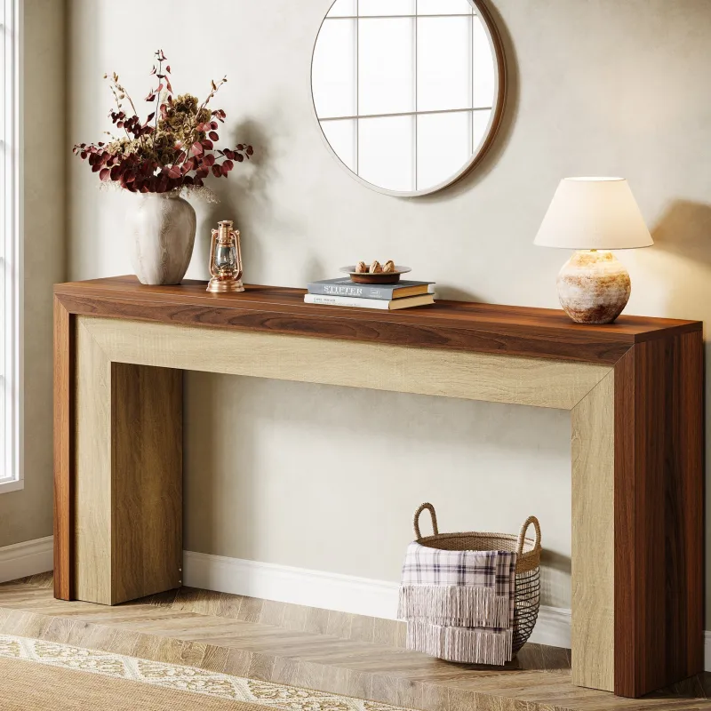 Tribesigns Console Tables|Console Tables*63" Console Table, Farmhouse Hallway Table Sofa Table