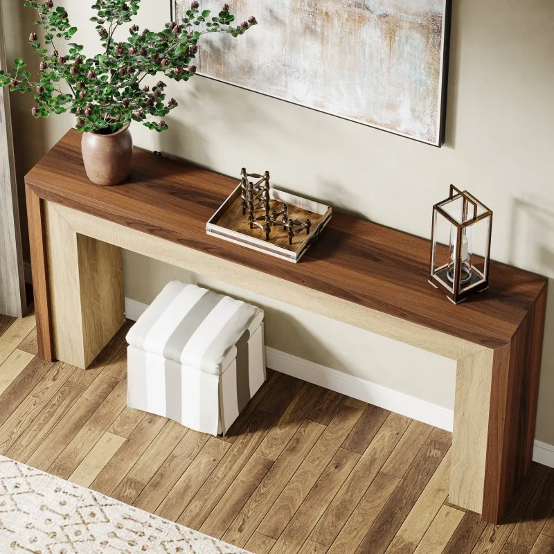 Tribesigns Console Tables|Console Tables*63" Console Table, Farmhouse Hallway Table Sofa Table