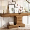 Tribesigns Console Tables|Console Tables*63" Console Table, I - Shaped Farmhouse Sofa Table Entryway Table