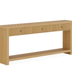 Tribesigns Console Tables|Console Tables*70.9" Console Table, Long Wood Sofa Table with 3 Drawers