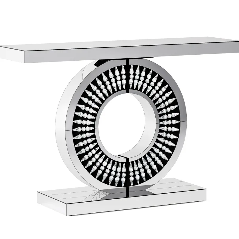 Tribesigns Console Tables|Console Tables*43" Console Table, Mirrored Entryway Sofa Table With Thickened Tabletop