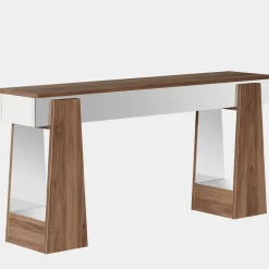 Tribesigns Console Tables|Console Tables*63" Console Table, Mirrored Entrance Table with Thickened Legs