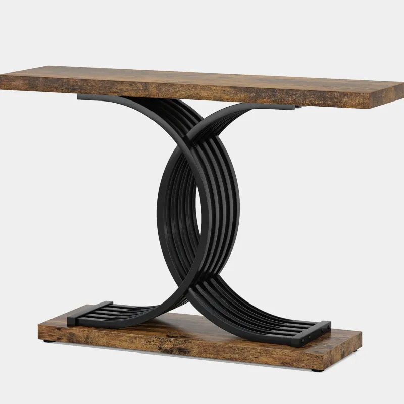 Tribesigns Console Tables|Console Tables*39" Console Table, Narrow Faux Marble Entryway Hallway Sofa Table