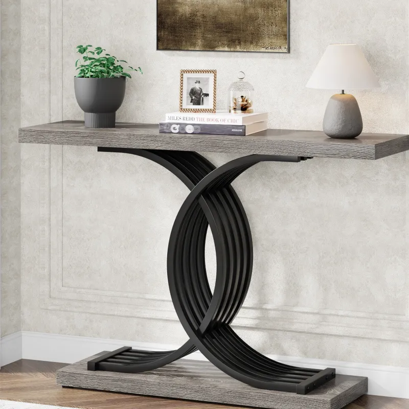 Tribesigns Console Tables|Console Tables*39" Console Table, Narrow Faux Marble Entryway Hallway Sofa Table