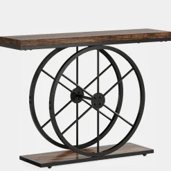 Tribesigns Console Tables|Console Tables*39" Console Table, Rustic Foyer Table Sofa Table with Unique Frame
