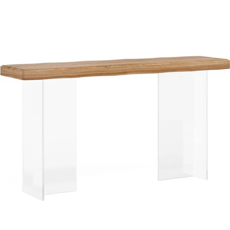 Tribesigns Console Tables|Console Tables*47'' Console Table Sofa Entryway Table with Acrylic Legs