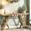 Tribesigns Console Tables|Console Tables*59" Console Table, Sofa Table Cottage Entry Table with X - Shaped Frame