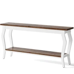 Tribesigns Console Tables|Console Tables*70.9" Console Table, Vintage Sofa Table with 2 - Tier Storage