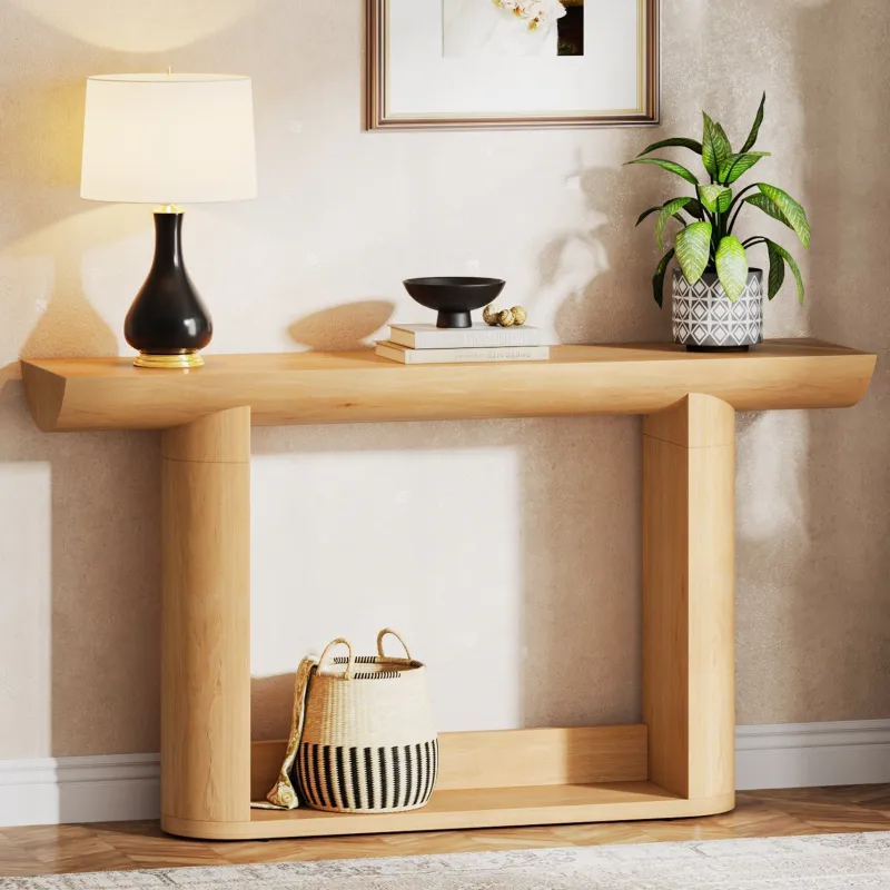 Tribesigns Console Tables|Console Tables*55" Console Table, Wood Farmhouse Sofa Table Entryway Table