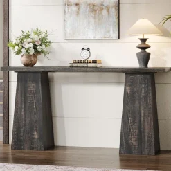 Tribesigns Console Tables|Console Tables*63" Console Table, Wood Narrow Sofa Hallway Table