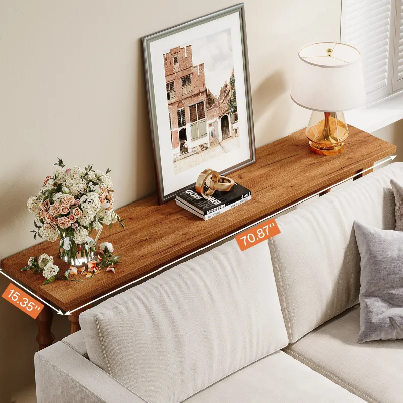 Tribesigns Console Tables|Console Tables*70.9" Console Table, Wood Sofa Table Behind Couch