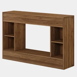 Tribesigns Console Tables|Console Tables*55" Console Table, Wood Sofa Table Hallway Table with Storage Cubes