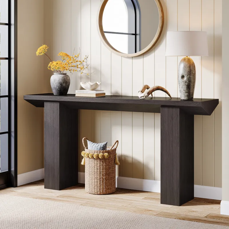 Tribesigns Console Tables|Console Tables*63" Console Table, Wooden Sofa Table Long Entryway Table