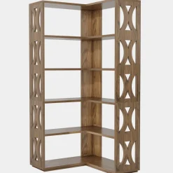 Tribesigns Bookcases & Bookshelves|Bookcases & Bookshelves*66" Corner Bookshelf, 5 - Tier Bookcase Etagere Display Shelf