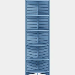 Tribesigns Corner Shelves|Corner Shelves*70.8" Corner Shelf, 5 - tier Narrow Corner Bookcase Display Etagere