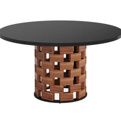 Tribesigns Dining Tables*47" Dining Table, Farmhouse Round Kitchen Table for 4 - 6 People
