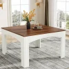 Tribesigns Dining Tables*39" Dining Table, Farmhouse Wood Kitchen Table Dinner Table for 4