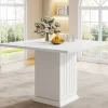 Tribesigns Dining Tables*35" Dining Table, Modern Square Kitchen Table for 4