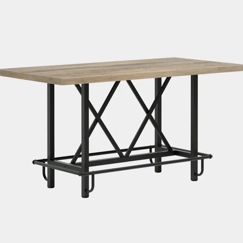 Tribesigns Dining Tables*63" Dining Table, Rectangular Kitchen Table for 6 People