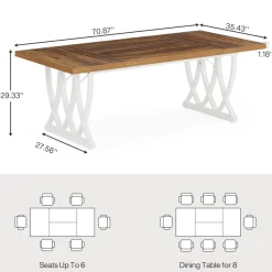 Tribesigns Dining Tables*70.8