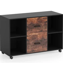 Tribesigns File Cabinets|File Cabinets*2 Drawer File Cabinet, Large Mobile Filing Cabinet for Letter Size