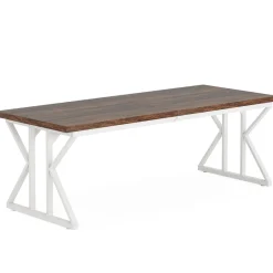 Tribesigns Desks*78.7" Executive Desk, Large Computer Desk Two Person Desk for Home Office