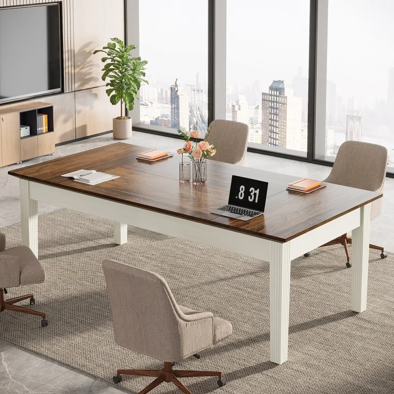 Tribesigns Desks*62" Executive Desk, Large Modern Computer Desk Office Writing Table