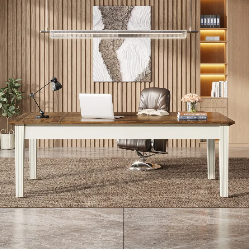 Tribesigns Desks*62" Executive Desk, Large Modern Computer Desk Office Writing Table