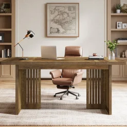 Tribesigns Desks*63" Executive Desk, Modern Computer Desk Study Writing Table